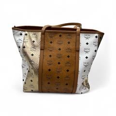 MCM TONI MIXED VISETOS TOTE SHOPPER W/ DUST BAG